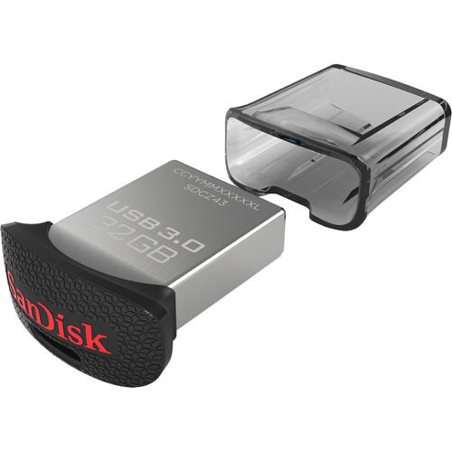 SanDisk 128GB CZ43 Ultra Fit USB 3.0 SDCZ43-128G-A46, SanDisk, 128GB, CZ43, Ultra, Fit, USB, 3.0, SDCZ43-128G-A46,
