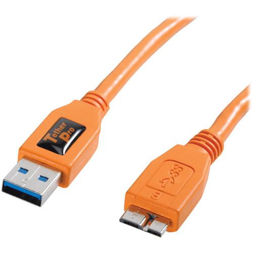 Tether Tools TetherPro USB 3.0 Male Type-A to USB 3.0 CU5404ORG, Tether, Tools, TetherPro, USB, 3.0, Male, Type-A, to, USB, 3.0, CU5404ORG
