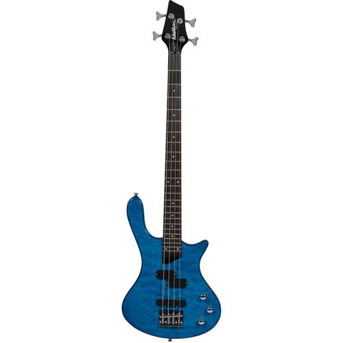 Washburn T14QTBL Electric Bass Guitar (Trans-Blue) T14QTBL