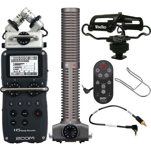 Zoom Zoom H5 Handy Recorder On-Camera Package Kit, Zoom, Zoom, H5, Handy, Recorder, On-Camera, Package, Kit,