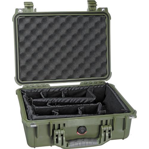 Pelican 1450 Case with Dividers (Yellow) 1450-004-240