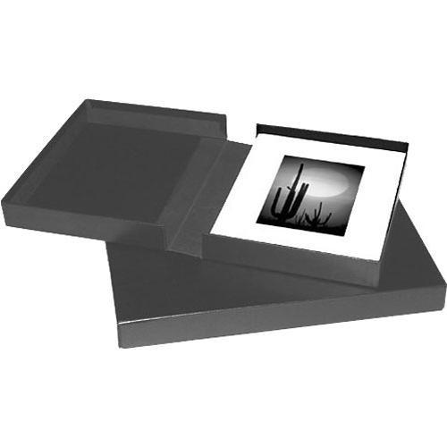 Print File Black Archival Portfolio Box with White 210-0040