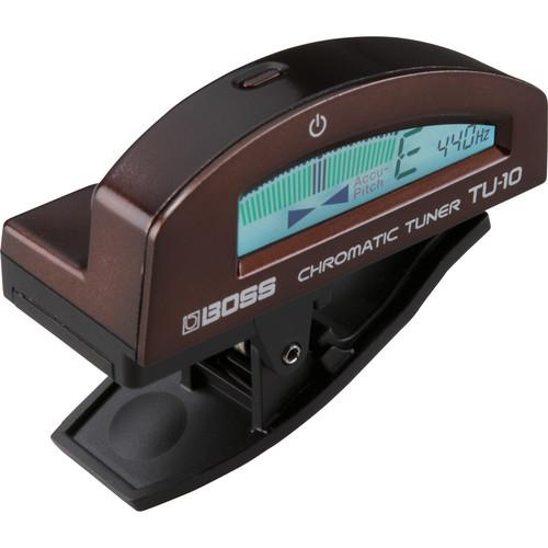 BOSS TU-10 Clip-On Chromatic Tuner (Red) TU-10-RD, BOSS, TU-10, Clip-On, Chromatic, Tuner, Red, TU-10-RD,