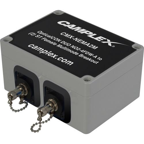 Camplex NO2-4FDW-A OpticalCON DUO to 2 LC Female CMX-NEMA1M