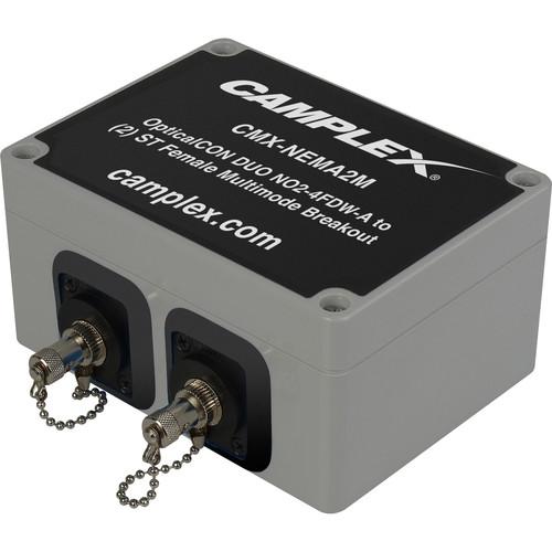 Camplex NO2-4FDW-A OpticalCON DUO to 2 SC Female CMX-NEMA3M