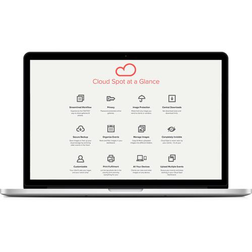 Cloud Spot Unlimited Cloud Storage 12-Month Subscription CS03