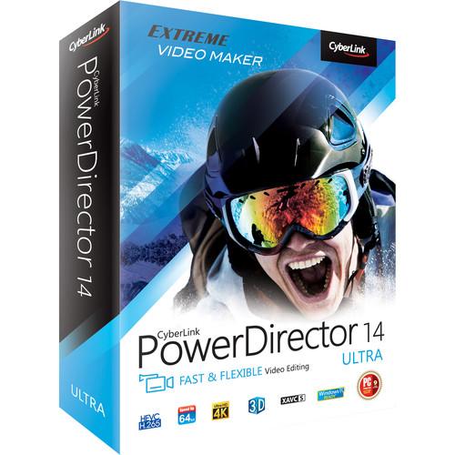 CyberLink PowerDirector 14 Ultra (Windows, DVD) PDR-EE00-RPU0-00, CyberLink, PowerDirector, 14, Ultra, Windows, DVD, PDR-EE00-RPU0-00