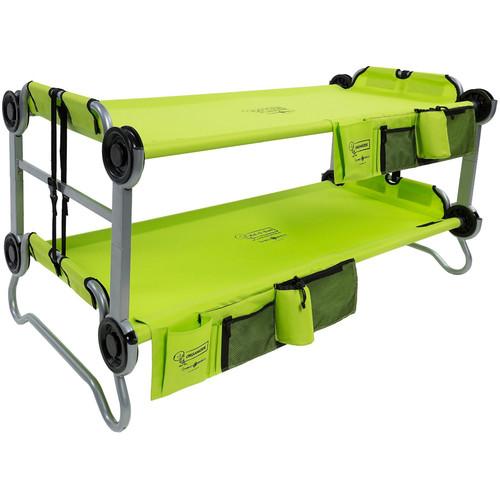 Disc-O-Bed Lime Green Kid-O-Bunk with Organizers 30005BO