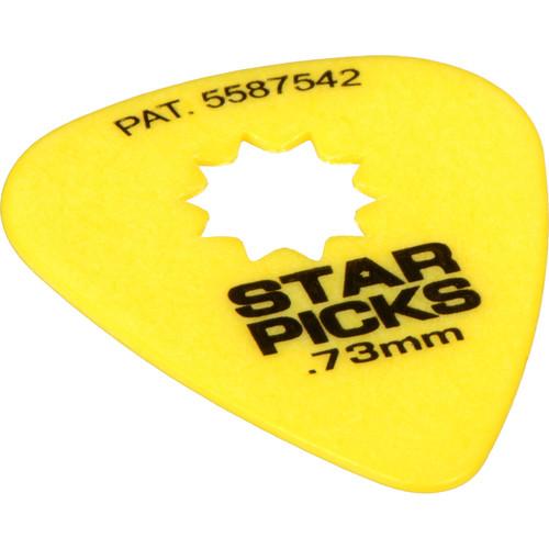 EVERLY Star Pick 12-Pack of Guitar Picks (.73mm, Yellow) 30023, EVERLY, Star, Pick, 12-Pack, of, Guitar, Picks, .73mm, Yellow, 30023