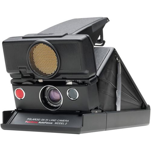 Impossible Polaroid SX-70 Sonar Instant Film Camera (Silver)