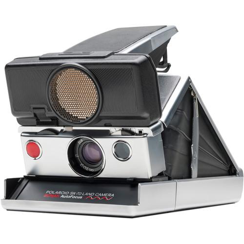 Impossible Polaroid SX-70 Sonar Instant Film Camera (Silver)