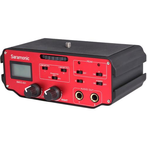 IndiPRO Tools Saramonic SR-AX104 2-Channel XLR Audio SR-AX104