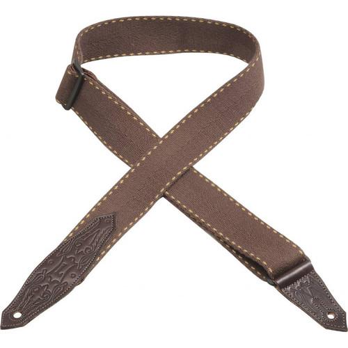 Levy's Heavy-Weight Cotton Guitar Strap MSSC80-BRN