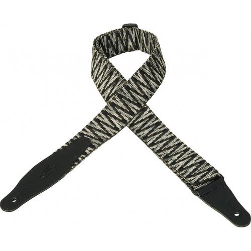 Levy's Woven Guitar Strap with Leather Ends MSSW80-004