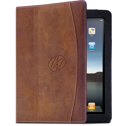 MacCase Premium Leather Case for iPad Air (Black) LAFL-BK