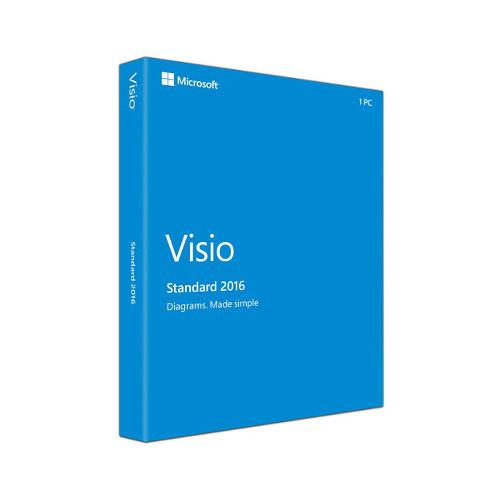 Microsoft Visio Standard 2016 for Windows D86-05710, Microsoft, Visio, Standard, 2016, Windows, D86-05710,