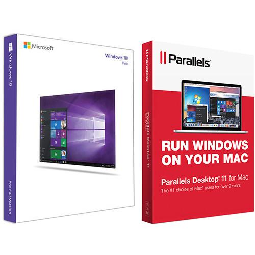 Microsoft Windows 10 Pro 32-bit Kit with Parallels Desktop 11, Microsoft, Windows, 10, Pro, 32-bit, Kit, with, Parallels, Desktop, 11