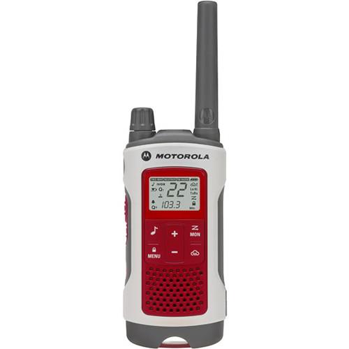 Motorola  T480 2-Way Radio (Red and White) T480