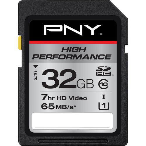 PNY Technologies 32GB High Performance SDHC P-SDH32GU165G-GE