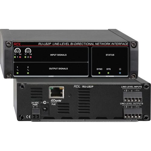 RDL RU-LB2 Line-Level Bi-Directional Network Interface RU-LB2, RDL, RU-LB2, Line-Level, Bi-Directional, Network, Interface, RU-LB2