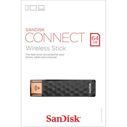 SanDisk 32GB Connect Wireless Stick SDWS4-032G-A46, SanDisk, 32GB, Connect, Wireless, Stick, SDWS4-032G-A46,