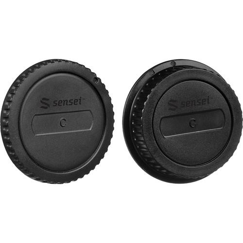 Sensei Body Cap and Rear Lens Cap Kit for Pentax