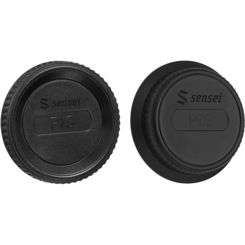 Sensei Body Cap and Rear Lens Cap Kit for Pentax