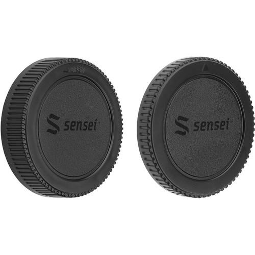 Sensei Body Cap and Rear Lens Cap Kit for Sony E-Mount