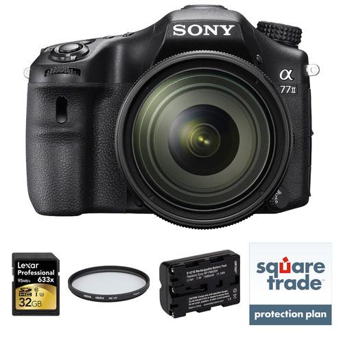 Sony Alpha a77 II DSLR Camera with 16-50mm f/2.8 Lens Deluxe Kit, Sony, Alpha, a77, II, DSLR, Camera, with, 16-50mm, f/2.8, Lens, Deluxe, Kit