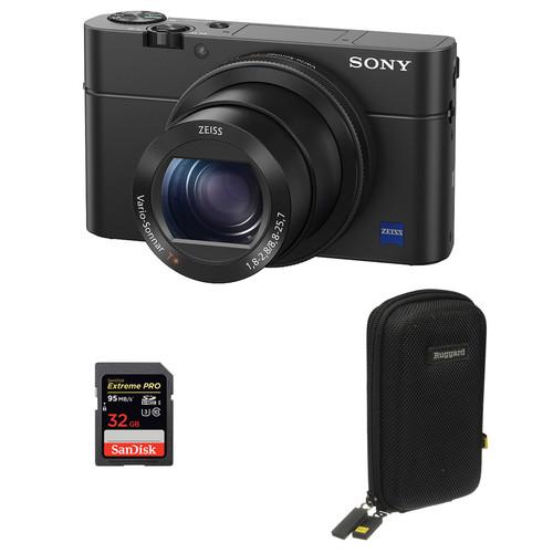 Sony Cyber-Shot DSC-RX100 IV Digital Camera Basic Kit