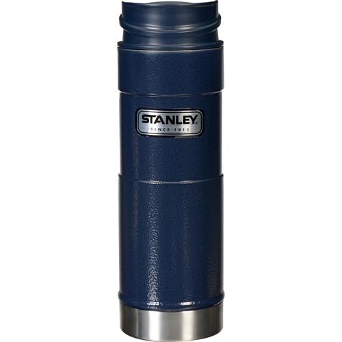 Stanley Classic One Hand Vacuum Mug (12 oz, Navy) 10-01569-002