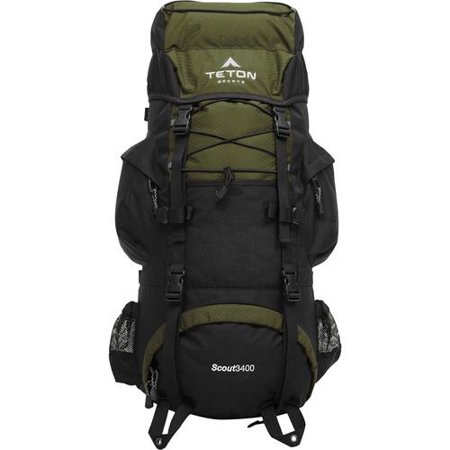 TETON Sports Scout3400 Internal Frame Backpack (Hunter Green), TETON, Sports, Scout3400, Internal, Frame, Backpack, Hunter, Green,