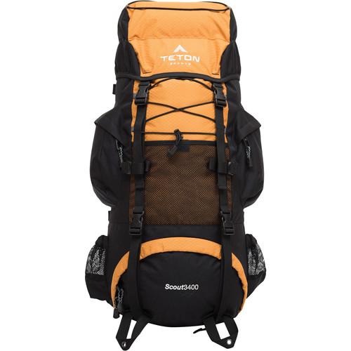 TETON Sports Scout3400 Internal Frame Backpack (Orange) 161, TETON, Sports, Scout3400, Internal, Frame, Backpack, Orange, 161,