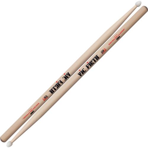 VIC FIRTH American Classic Nylon Tip Hickory Drumsticks 5BN 5BN