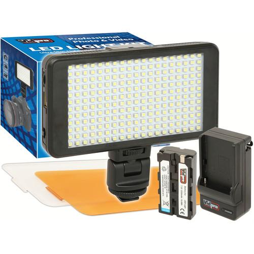 Vidpro Ultra-Slim LED-150 On-Camera Video Lighting Kit LED-150