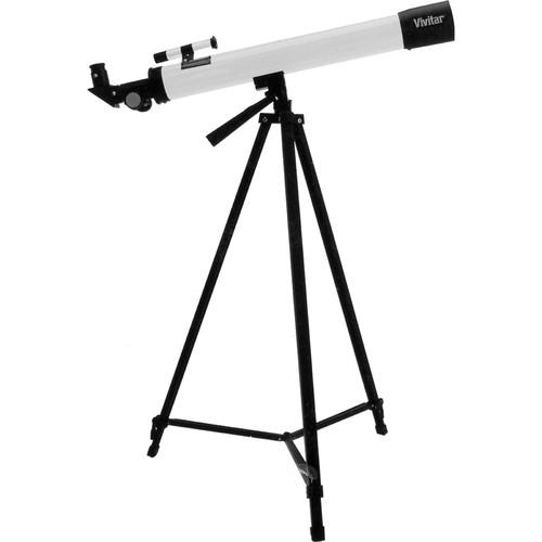 Vivitar 75160 50mm f/12 Refractor Telescope VIV-TEL-160X-BLU, Vivitar, 75160, 50mm, f/12, Refractor, Telescope, VIV-TEL-160X-BLU,
