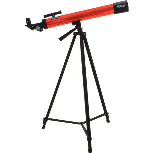 Vivitar 75160 50mm f/12 Refractor Telescope VIV-TEL-160X-RED