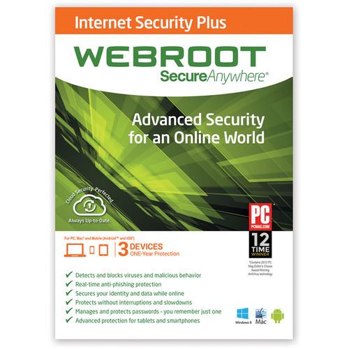 Webroot SecureAnywhere Internet Security Plus 667208491179, Webroot, SecureAnywhere, Internet, Security, Plus, 667208491179,