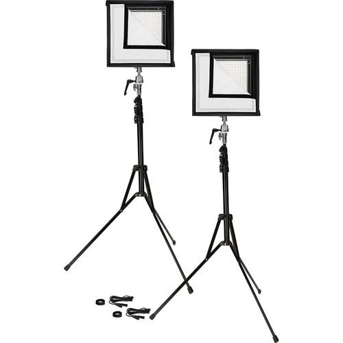 Westcott Flex Daylight LED Mat 2-Light Cine Studio Kit 7550, Westcott, Flex, Daylight, LED, Mat, 2-Light, Cine, Studio, Kit, 7550,