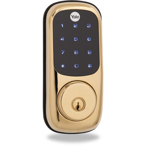Yale Keyed Push-Button Zigbee Deadbolt Entry Lock YRD210-HA-605