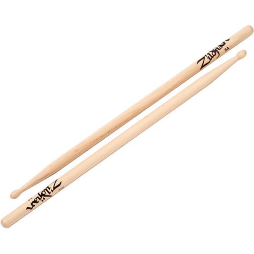 Zildjian 5A Hickory Drumsticks with Oval Wood Tips 5AWBU-1