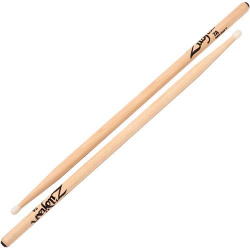 Zildjian 7A Hickory Drumsticks with Round Nylon Tips 7ANA-1