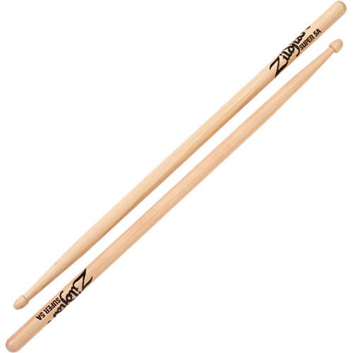 Zildjian Super 5A Wood Natural Drumsticks (1 Pair) S5AWN-1, Zildjian, Super, 5A, Wood, Natural, Drumsticks, 1, Pair, S5AWN-1,