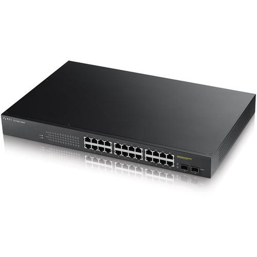 ZyXEL GS1900 Series 24-Port GbE Smart Managed PoE GS1900-24HP, ZyXEL, GS1900, Series, 24-Port, GbE, Smart, Managed, PoE, GS1900-24HP