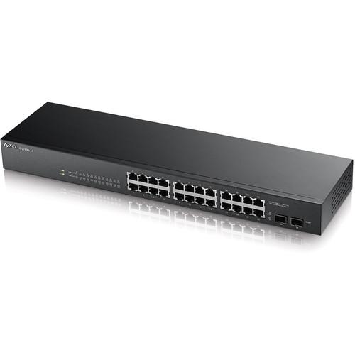 ZyXEL GS1900 Series 24-Port GbE Smart Managed PoE GS1900-24HP, ZyXEL, GS1900, Series, 24-Port, GbE, Smart, Managed, PoE, GS1900-24HP
