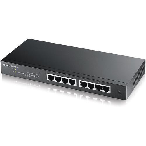 ZyXEL GS1900 Series 8-Port GbE Smart Managed Switch GS1900-8, ZyXEL, GS1900, Series, 8-Port, GbE, Smart, Managed, Switch, GS1900-8,