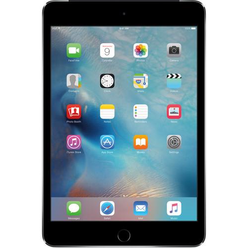 Apple 128GB iPad mini 4 (Wi-Fi   4G LTE, Silver) MK8E2LL/A