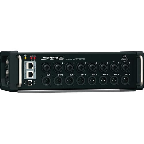 Behringer  SD8 - I/O Stage Box with 8 Preamps SD8, Behringer, SD8, I/O, Stage, Box, with, 8, Preamps, SD8, Video