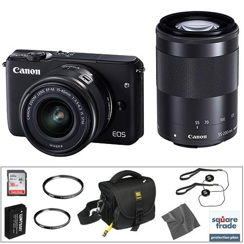 Canon EOS M10 Mirrorless Digital Camera with 15-45mm 0584C031