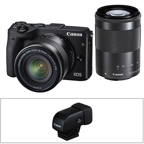 Canon EOS M3 Mirrorless Digital Camera with 18-55mm 9772B011